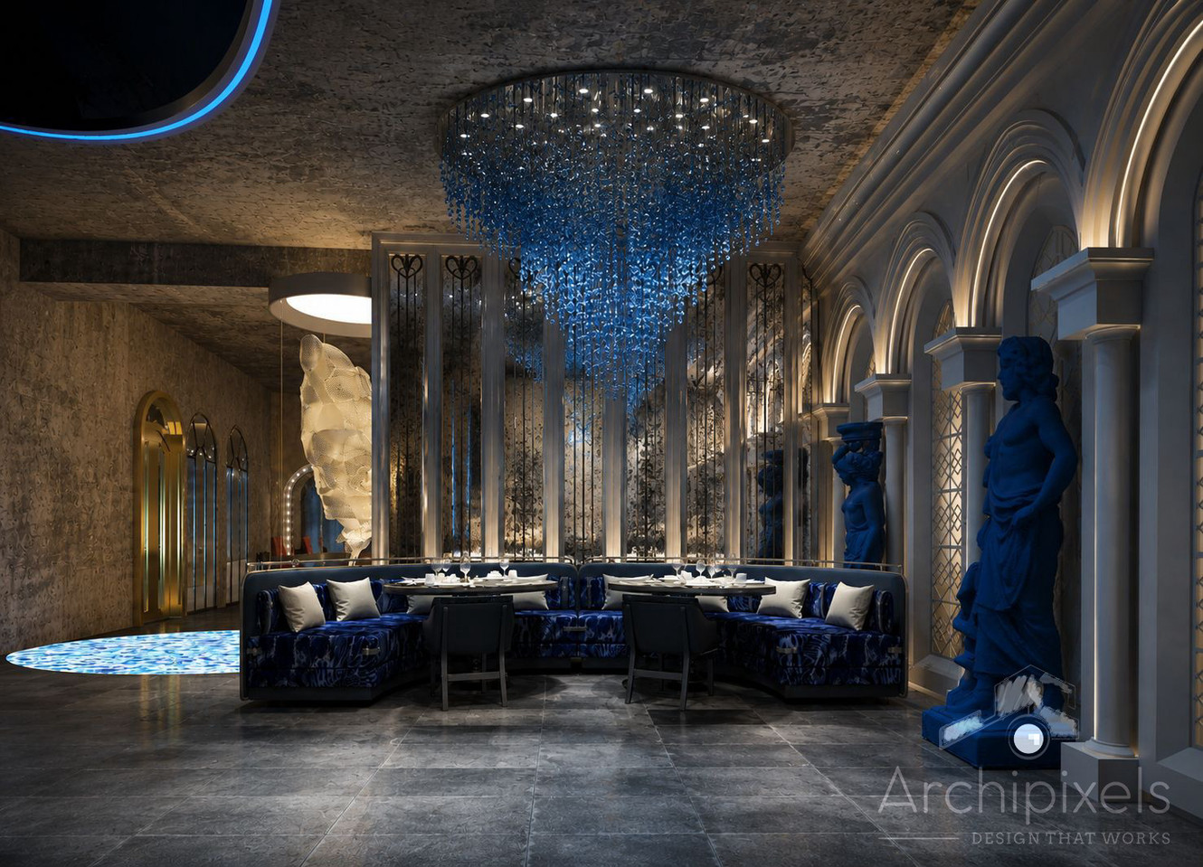 Hons, Grey Opera, lounge
